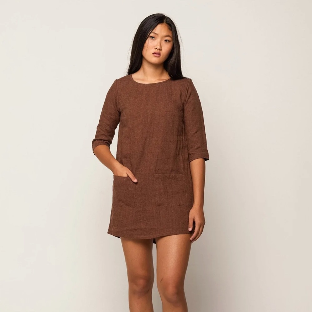 Pyne & Smith Linen Shift Dress